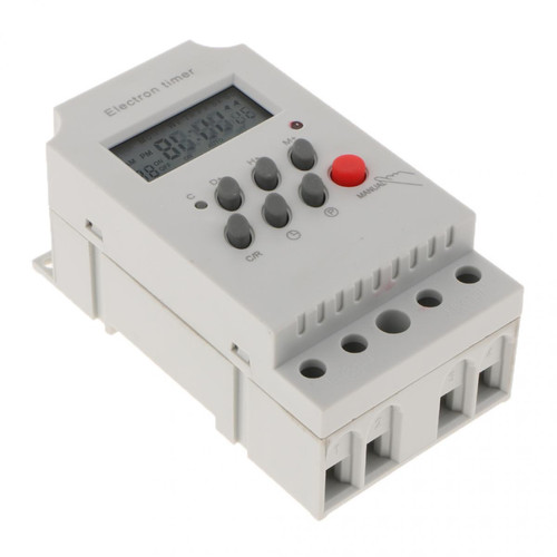 marque generique - minuteur relais numérique programmable commutateur micro relais ac dc12v - Interrupteurs différentiels