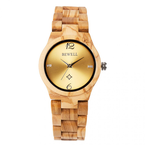 marque generique - montres en bois pour hommes w / quartz léger poignet montres en bois marque generique  - Montre en bois