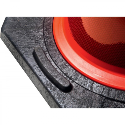 Accessoires barrières MORION-Cone de signalisation -EU 500 Typ A, rouge-blanc réflechissant