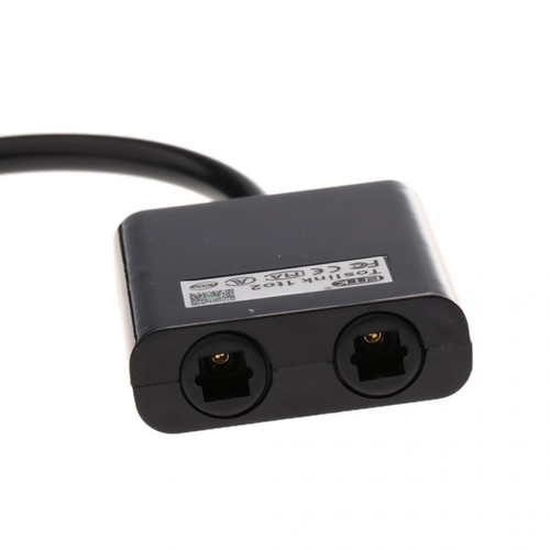 marque generique Numérique Toslink Répartiteur Optique Câble Adaptateur Fibre Cordon Audio 1 En 2 Out