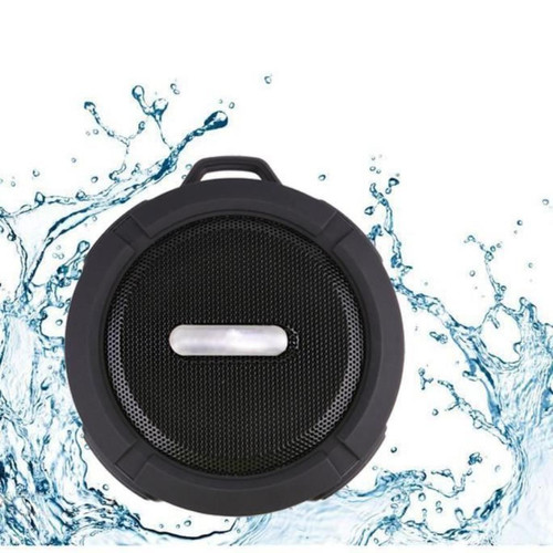 marque generique - Outdoor Sport voiture étanche portable antichoc Wireless Bluetooth Speaker noir - Enceinte PC Etanche