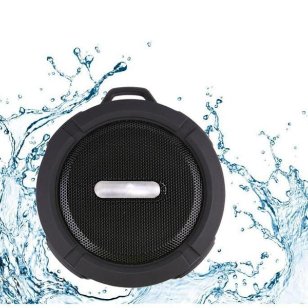 Enceinte PC marque generique Outdoor Sport voiture étanche portable antichoc Wireless Bluetooth Speaker noir