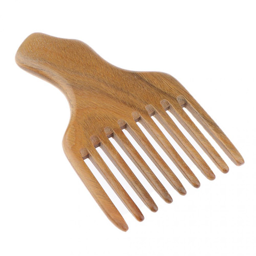 marque generique - Peigne Large Afro Brosse à Cheveux Coiffure en Bois pour Salon de Coiffeur Professionnelle marque generique  - marque generique