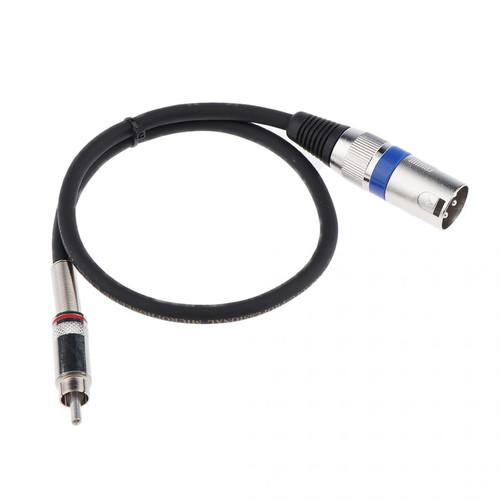 Câble antenne marque generique phono câble rca à xlr câble de connecteur audio stéréo hifi 1m