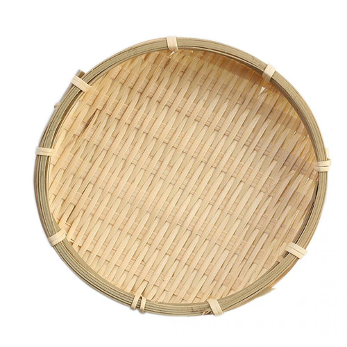 marque generique - plaque de bambou bambou armure tamis épicerie paniers circulaire recevoir l marque generique  - marque generique