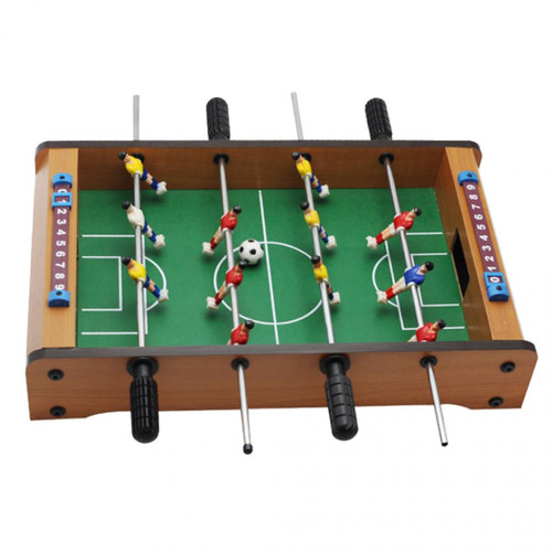 marque generique Portable Solide Table Football Set Table Foosball Enfants Famille Adultes Jouet Jeu