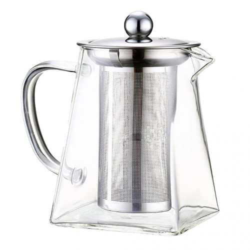 Théière électrique Pot à thé en verre avec infuseur amovible, 260/450 / 650ml pour thé en vrac 260ml