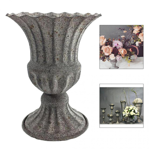 Vases Pot De Fleurs Décoratif En Fer Rétro En Métal Vase à Fleurs Séchées Floral