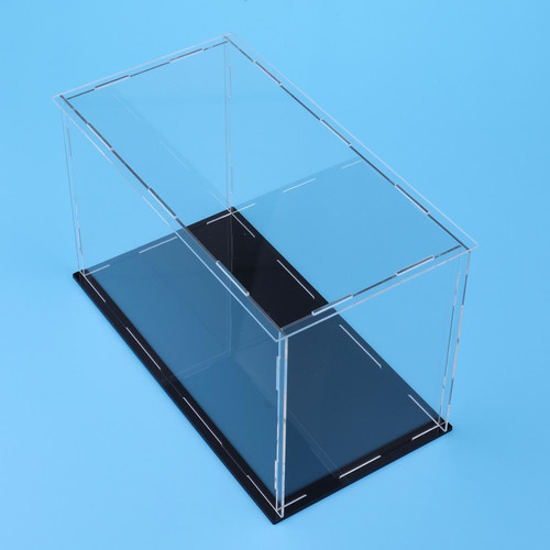 Films et séries Présentoir acrylique jouet vitrine boîte étanche à la poussière grande protection cas 24x12x15cm