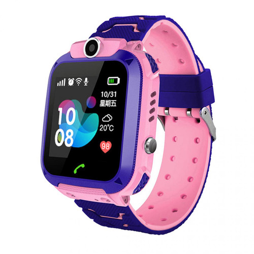 marque generique - Q12B Montre Intelligente écran Tactile Appel Téléphonique GPS Bracelet Intelligent étanche Bleu marque generique - Montre et bracelet connectés