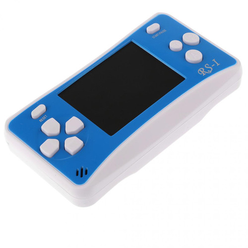 Jeux retrogaming rs-1 jeu de console portable de 2,5 pouces construit en 152 jeux, joueur pour enfants bleu