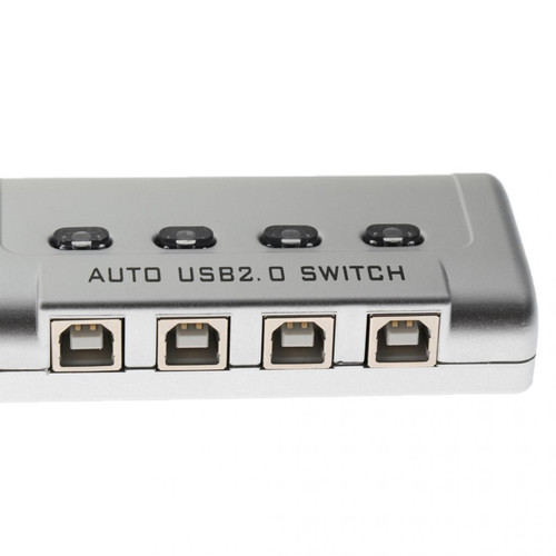 marque generique Sélecteur De Concentrateur De Commutateur De Partage Automatique USB 2.0 4 Ports Pour Scanner D'imprimante