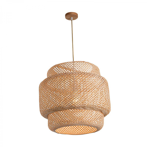 marque generique - Shades de lampe en bambou pour pendentif lumières dôme en marque generique  - Lampe bambou