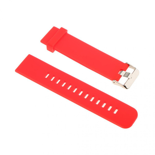 marque generique - silicone étanche sport bracelet de montre sangle de déploiement noir 18mm marque generique  - marque generique