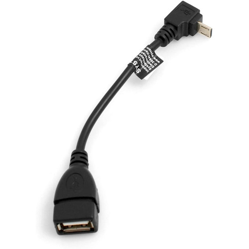 marque generique - System-S Câble Rétro Angle Micro USB (mâle) 90 ° vers USB Type A (Femelle) Câble Adaptateur 13 cm marque generique  - Câble et Connectique