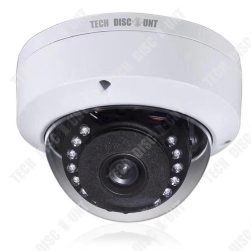 Webcam Tech Discount TD® Caméra coaxiale HD ahd 5 millions de pixels 1080p infrarouge étanche tête de surveillance 2.8mm transmission de données sans ret