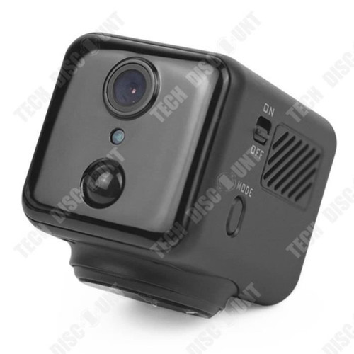 Tech Discount TD® Caméra de surveillance domestique wifi 2 millions de pixels haute définition caméra de vision nocturne infrarouge grand angle