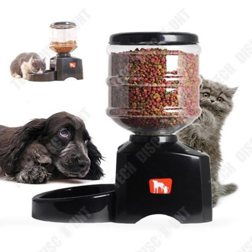Gamelle pour chien Tech Discount TD® gamelle croquette pour chien chat animal de compagnie nourriture automatique grosse gamelle plastique légère transportable