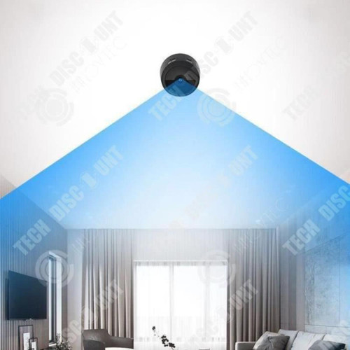 Webcam TD® Moniteur wifi sans fil panoramique HD 360 degrés caméra rotative avec téléphone portable maison vision nocturne à distance en pl