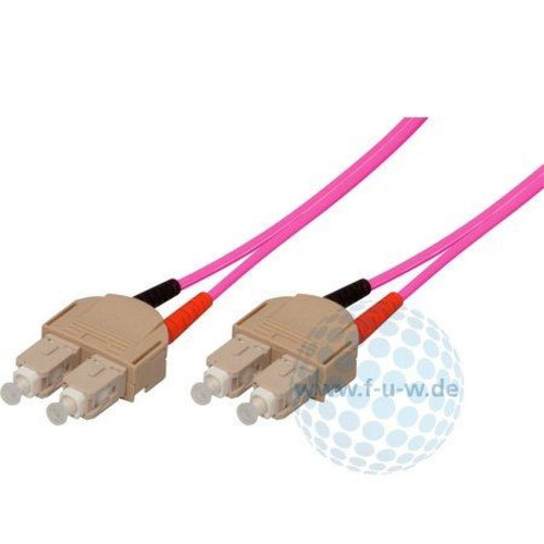 marque generique - Tecline 39875903 Câble à fibre optique OM4 Violet bruyère 50/125 m 3,0 m marque generique  - Câble antenne