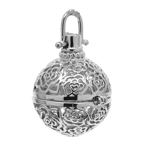 marque generique - tibetan silver bead cages pendentifs charms pour la fabrication de bijoux flocon de neige marque generique  - Jeux & Jouets