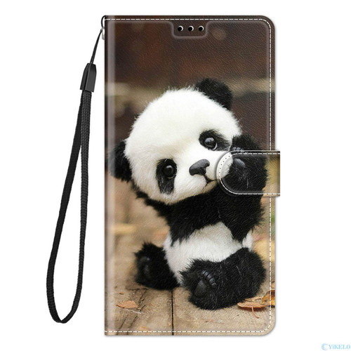 marque generique - Étui de téléphone à rabat en cuir peint Ultra fin pour iPhonesupport C18 Panda pour iPhone 6S marque generique  - Coque, étui smartphone