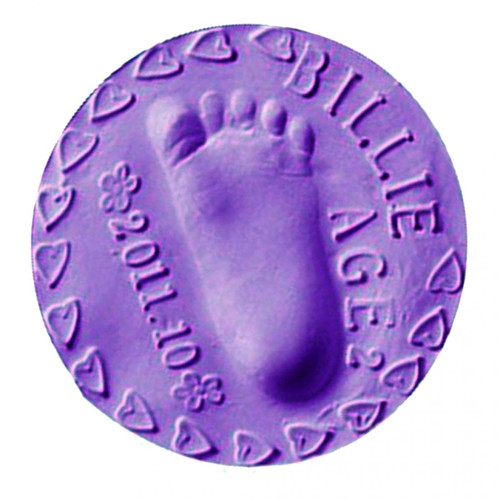 Poupons Ultra Light Stereo Air Baby Boys  &  Girls Handprint Kits Fingerprint DIY Toy Purple