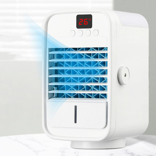 marque generique Ventilateur de Bureau mini climatiseur refroidissement humidifie pour Chambre Bureau Refroidissement Silencieux