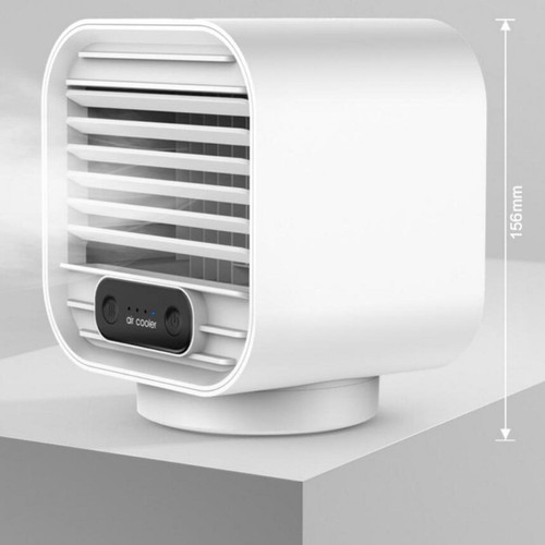 Ventilateur Ventilateur De Refroidisseur D'air USB Mini Climatiseur Portable Ventilateur De Refroidissement D'air De Bureau Blanc