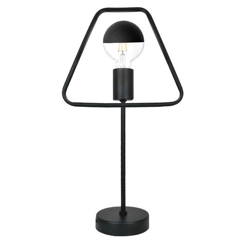 marque generique Lampe à poser déco style design industrielle en métal noir compatible LED E27