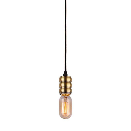 marque generique - Lampe suspension design en métal laiton compatible Ampoule LED marque generique - Luminaires Laiton