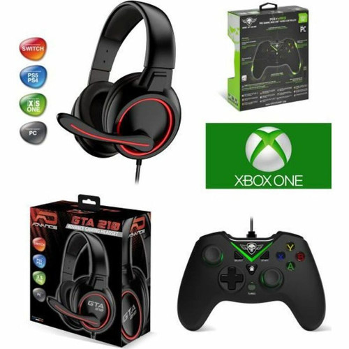 Manette Xbox One Spirit Of Gamer Manette Pro Gaming Xbox One /X/XS/PC Gamepad XBOX ONE et PC + Casque XBOX ONE X/XS/PC