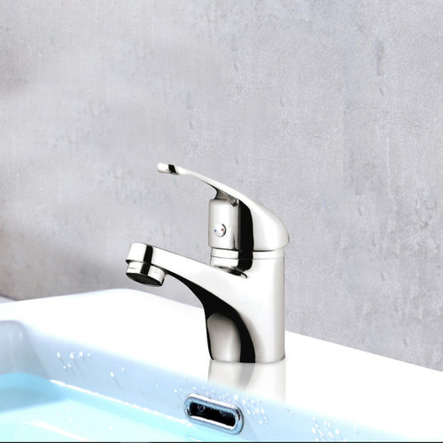 marque generique - Robinet Mitigeur de lavabo chrome cartouche ceramique butee economique marque generique  - Plomberie Salle de bain