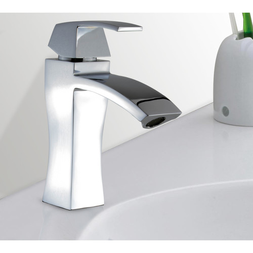 Robinet de lavabo marque generique Robinet mitigeur vasque lavabo a poser design cubique moderne