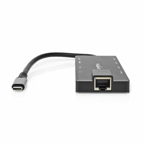 Câble antenne Station Adaptateur 4K USB USB 3.2 Gen 1 USB-C™ Mâle HDMI™ Femelle RJ45 Femelle SD 3x USB-A / 2x USB-C™+ 3.5mm Fem Plaqué or