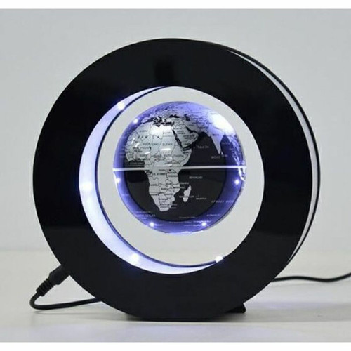 marque generique - Taille de l'UE Couleur Le noir Lampe Globe à lévitation magnétique, Globe flottant de carte du monde, boule décorative, éclairage - Luminaires Bleu