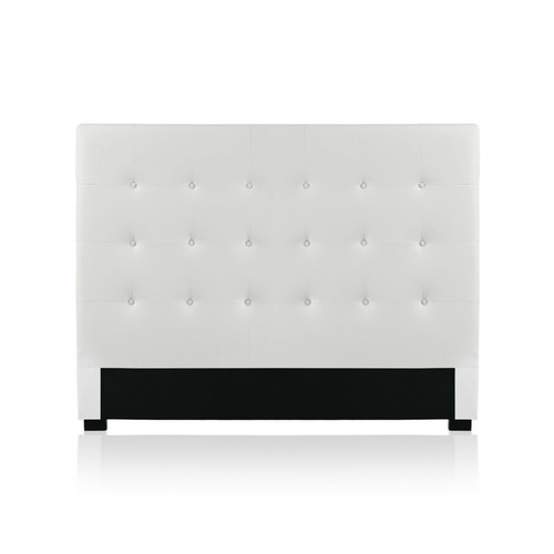 marque generique - Tête de lit capitonnée Premium 160cm Blanc - Têtes de lit Blanc