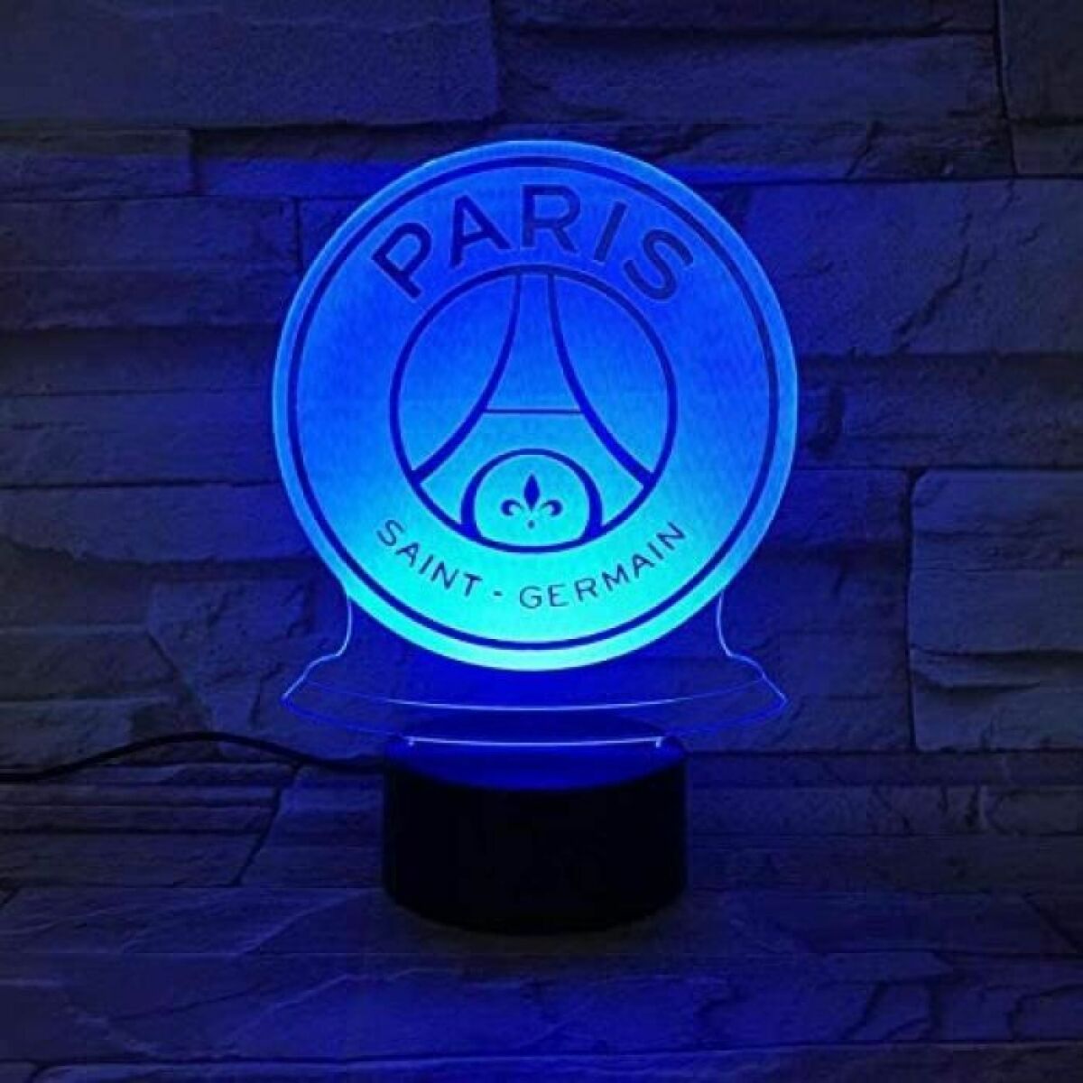 marque generique - Veilleuse LED FC Paris Saint Germain Football Club 3D  Illusion Enfants Enfants Ligue 1 Logo de Football PSG Night Lamp Lampe  AM5248 - Lampes à poser - Rue du Commerce