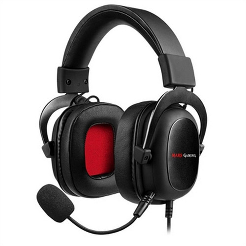 Mars Gaming - Casques avec Micro Gaming Mars Gaming MH5 (3.5 mm) Noir - Micro-Casque Sport
