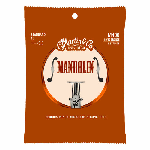 Martin Strings - M400 MANDOLINE 80/20 Bronze Standard Light 10/34 Martin Strings Martin Strings  - Cordes
