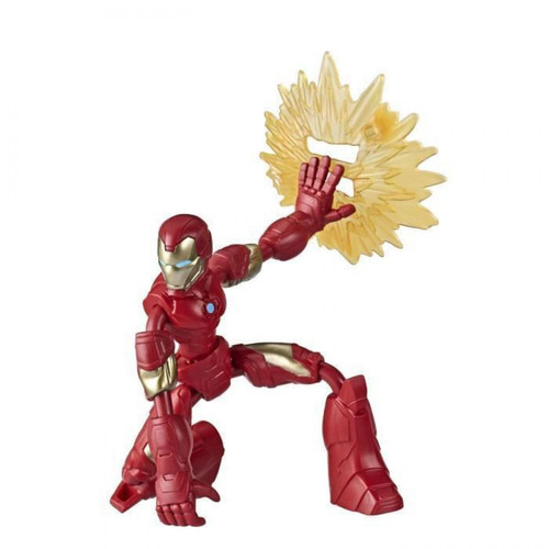 Films et séries Marvel Marvel Avengers – Figurine Iron Man Bend & Flex – 15 cm