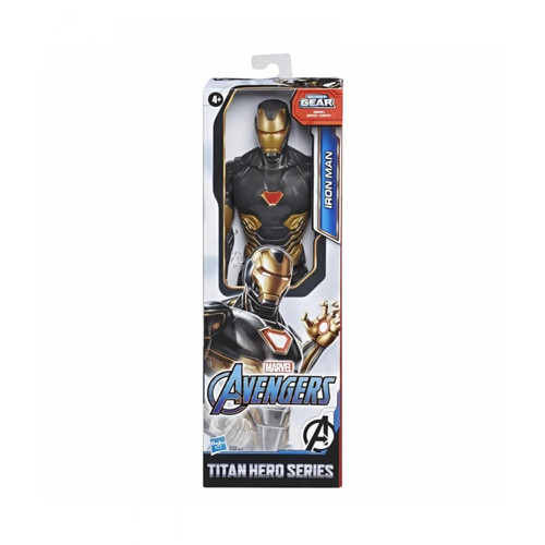 Films et séries Marvel Marvel Avengers - Figurine Titan Iron Man noir et or - 30 cm