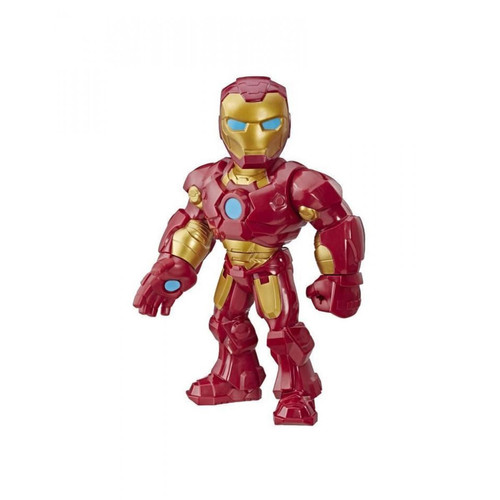 Marvel - Playskool Heroes - Marvel Super Hero Adventures - Mega Mighties - Figurine articulée 25cm - Iron Man - Neuf - Marvel