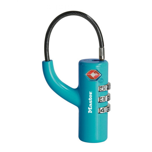 Master Lock - Cadenas TSA à combinaison programmable MASTER LOCK diamètre 18mm zinc + câble flexible Master Lock  - Master Lock