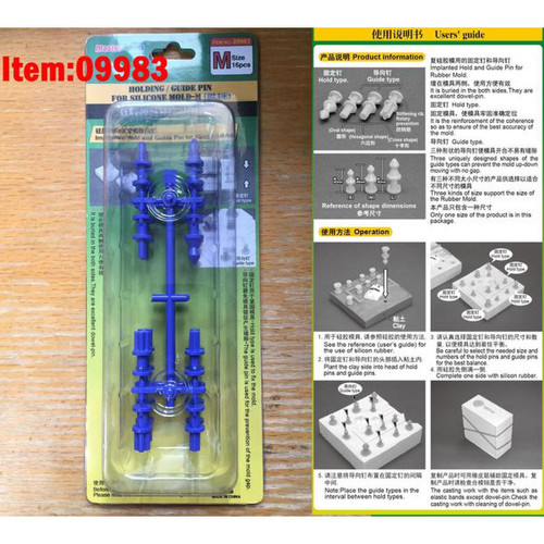 Master Tools - Holding/Guide pin for silicone mould-M (Blue)- Master Tools Master Tools  - Jeux & Jouets