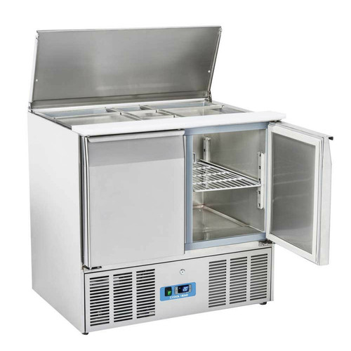 Réfrigérateur Materiel Chr Pro Saladette Réfrigérée 2 Portes GN 1/1 - CR 90 A - (ex S900)