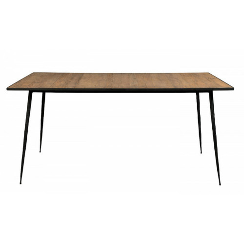 Mathi Design - PEPPER  - Table repas bois et carbone L160 Mathi Design  - Table loft