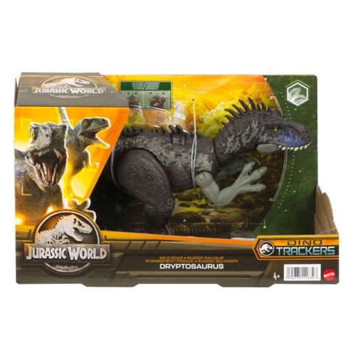 Mattel - Jurassic World Figurine Dinosaure Dryptosaurus Rugissement Féroce Mattel  - Figurines
