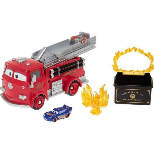 Mattel - CARS Color Changers Red Camion de Pompier Radiator Spring - Cascade et Éclaboussures - Héros et personnages