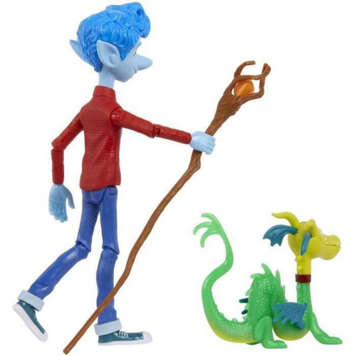 Mattel EN AVANT Figurines Ian et son bâton magique et Blazey 17 cm